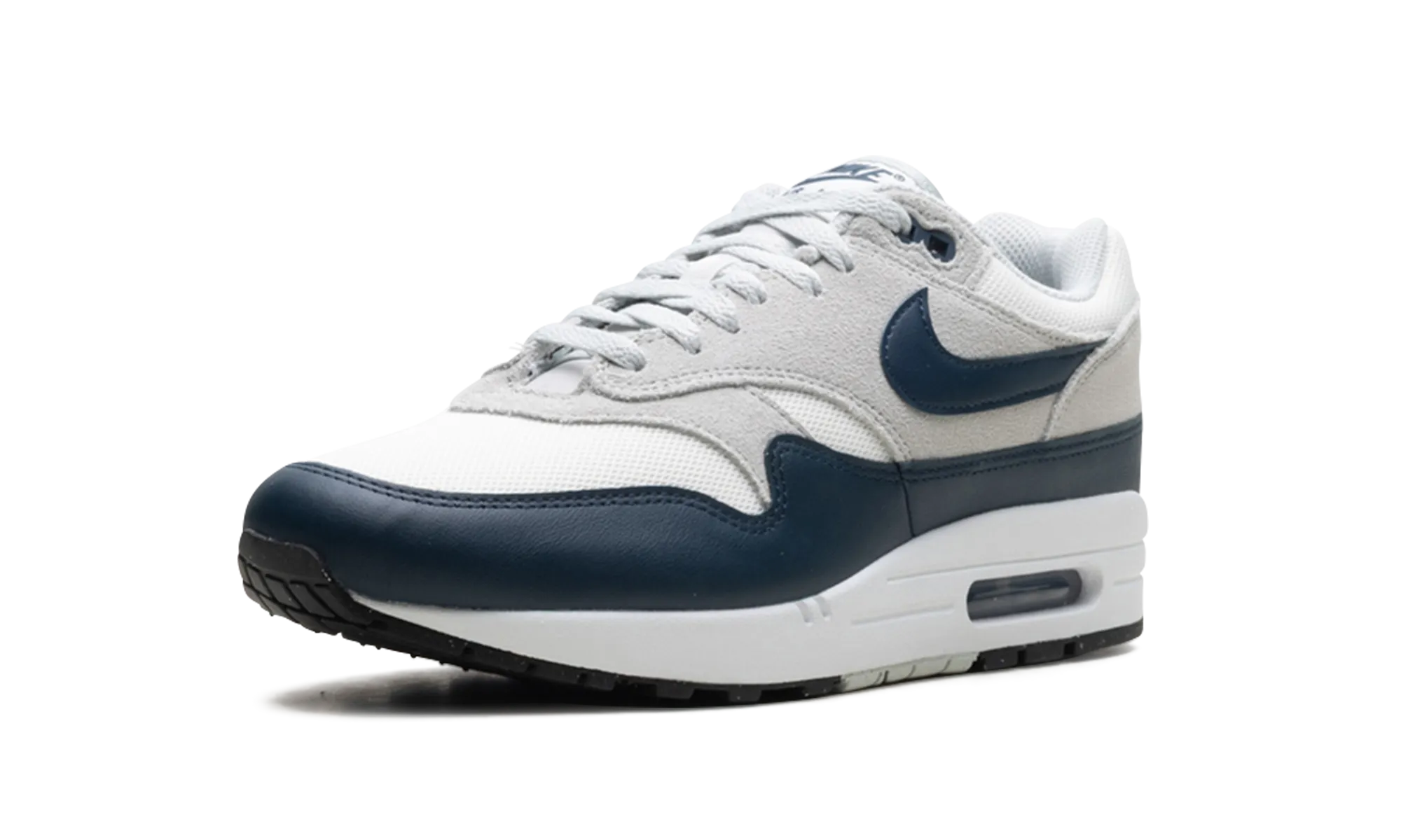 Street Fashioned Long distance AIR MAX 1 ESSENTIAL "Summit White/Armory Navy-Light Silver"