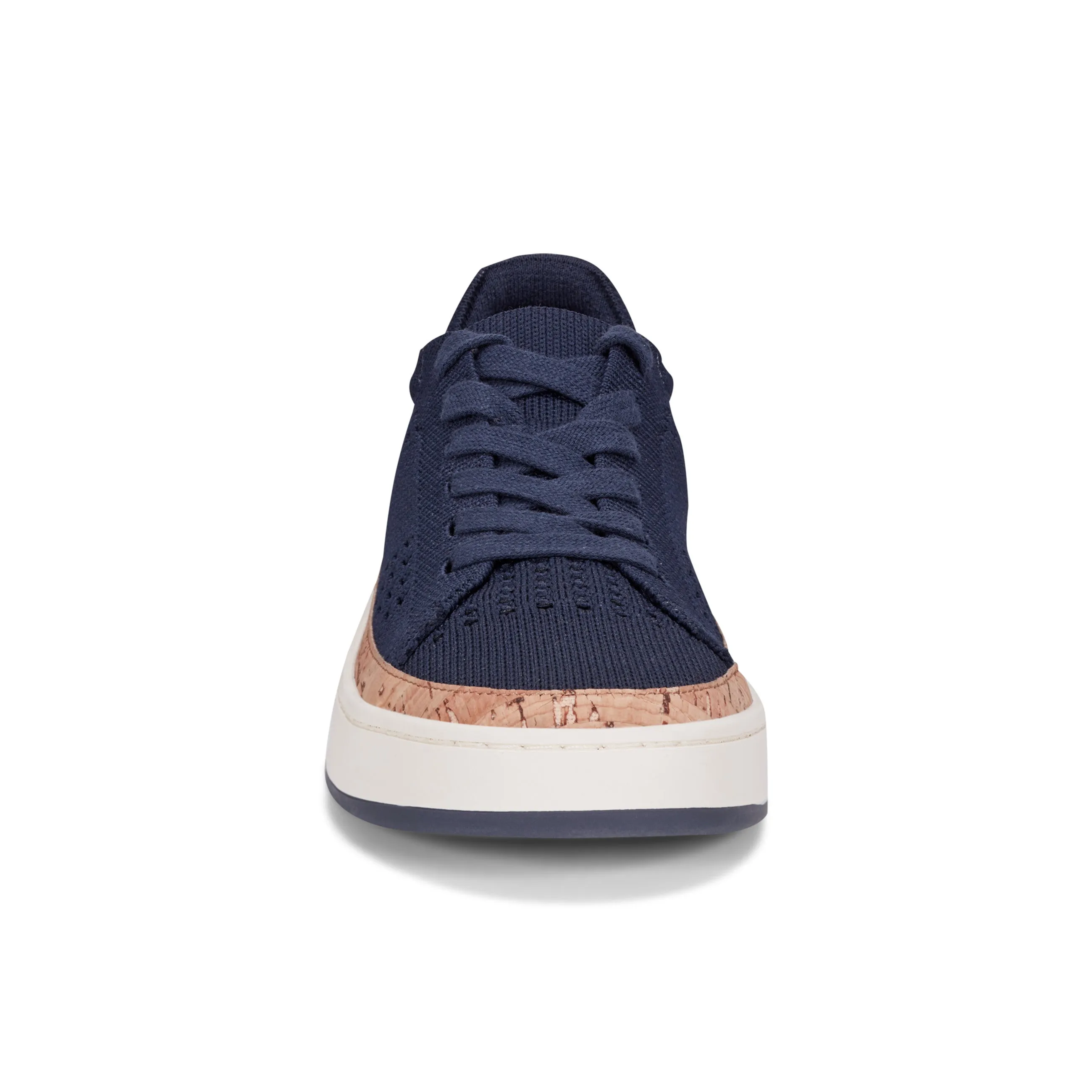 Canvas Knight Round Toe Lace-up Casual Sneakers