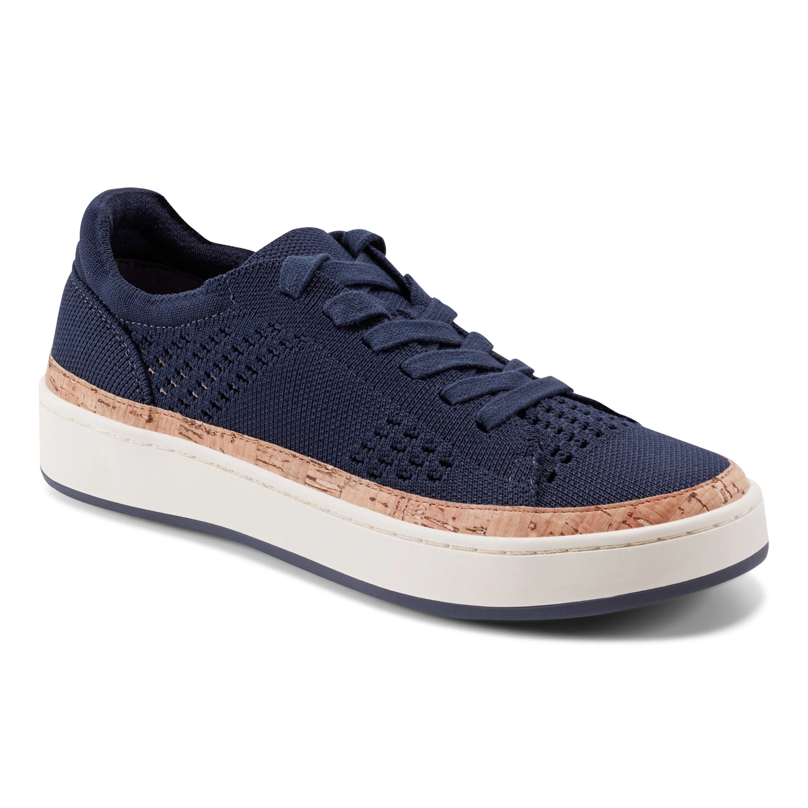 Knight Round Toe Lace-up Casual Sneakers Love Glow Feather Light Travel Enthusiasts