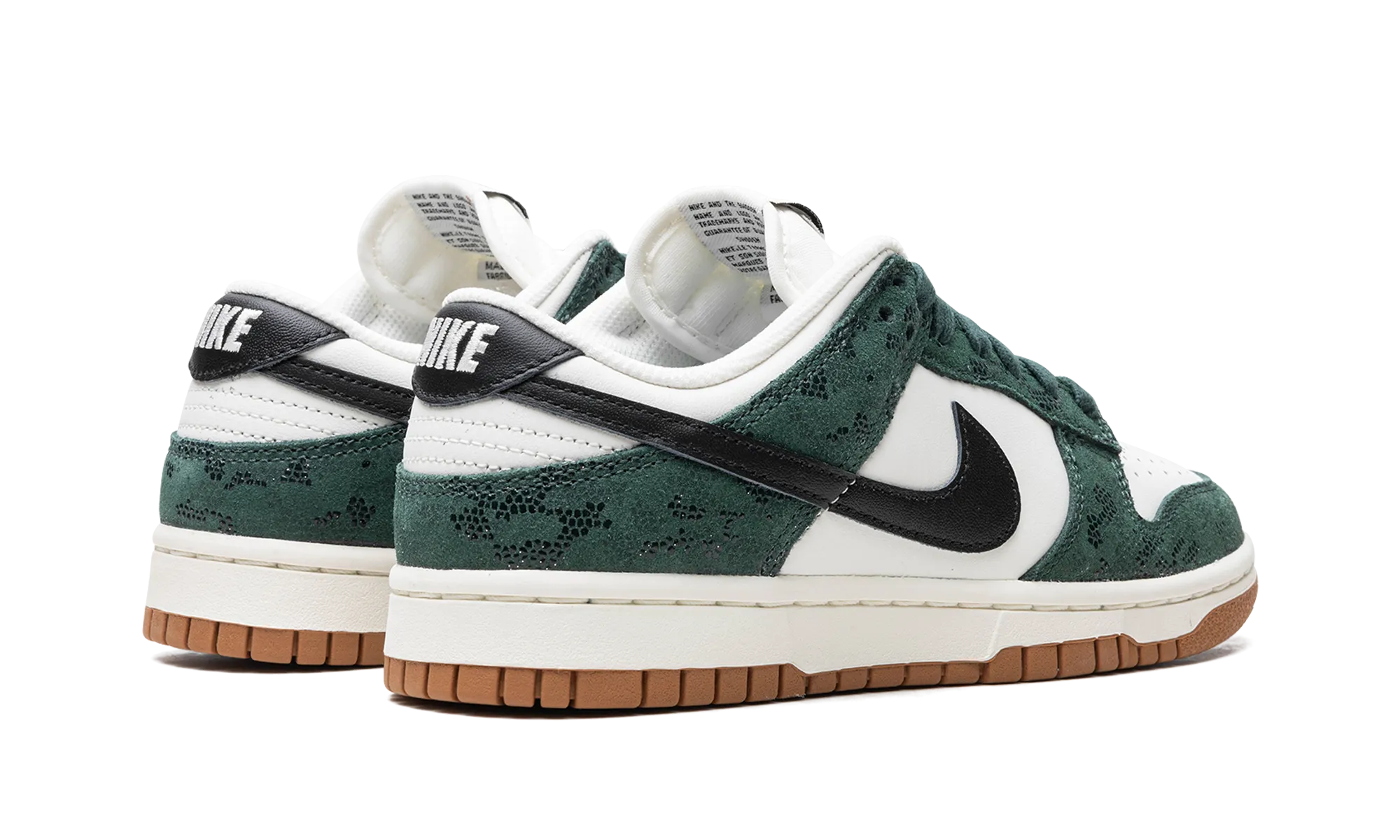 DUNK LOW WMNS "Green Snake" Outfit Friendly Breathable   lining