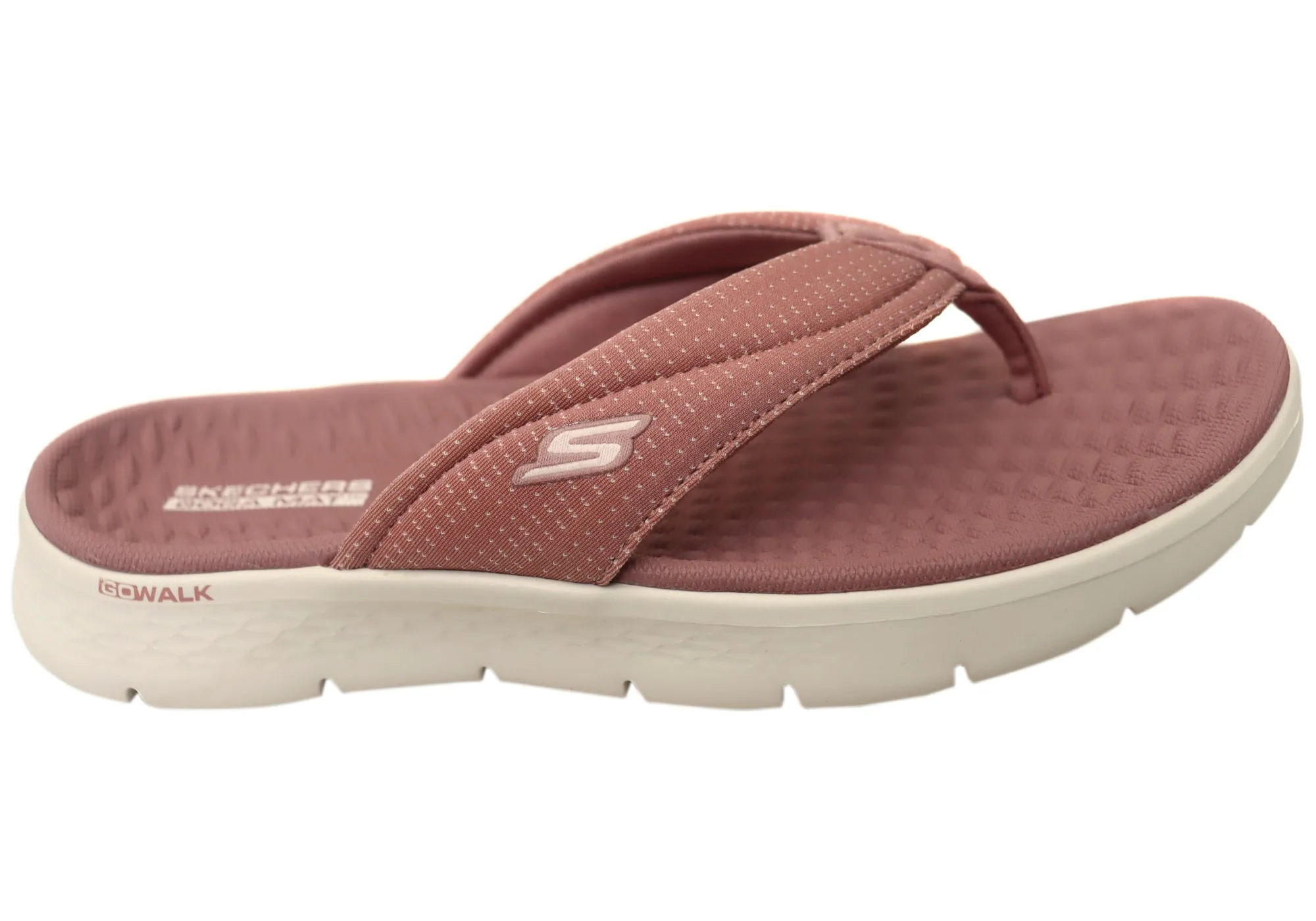 Skechers Womens GOwalk Flex Sandal Impress Comfortable Thongs Dry Base