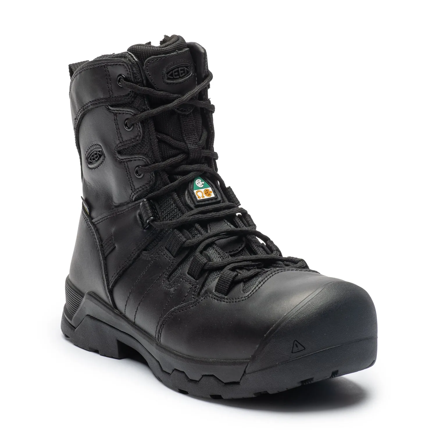 Oshawa Duty Men's 8" composite toe leather work boots 1022107 Deep Tread Rough Ground