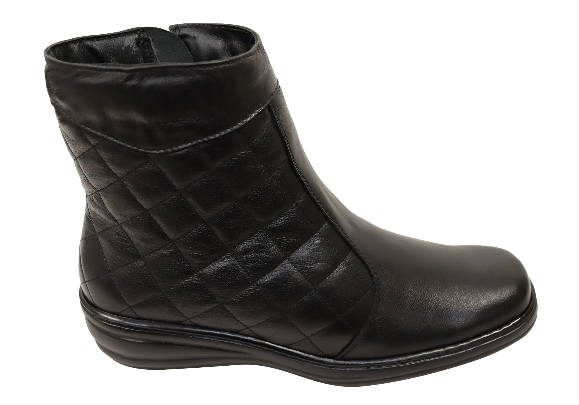 Mironneli Julietta Womens Comfortable Brazilian Leather Boots Comfort Buckles