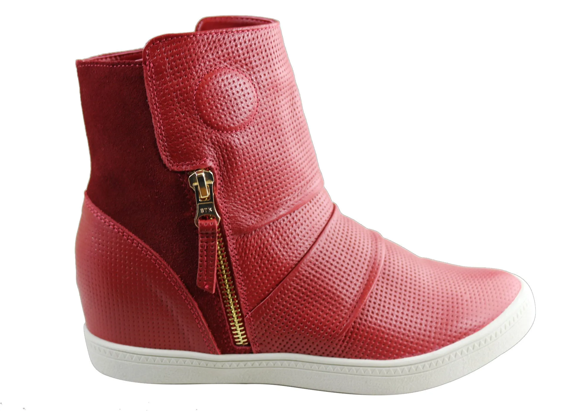 Orcade Siena Womens Comfortable Leather Ankle Boots Made In Brazil Water Repellent