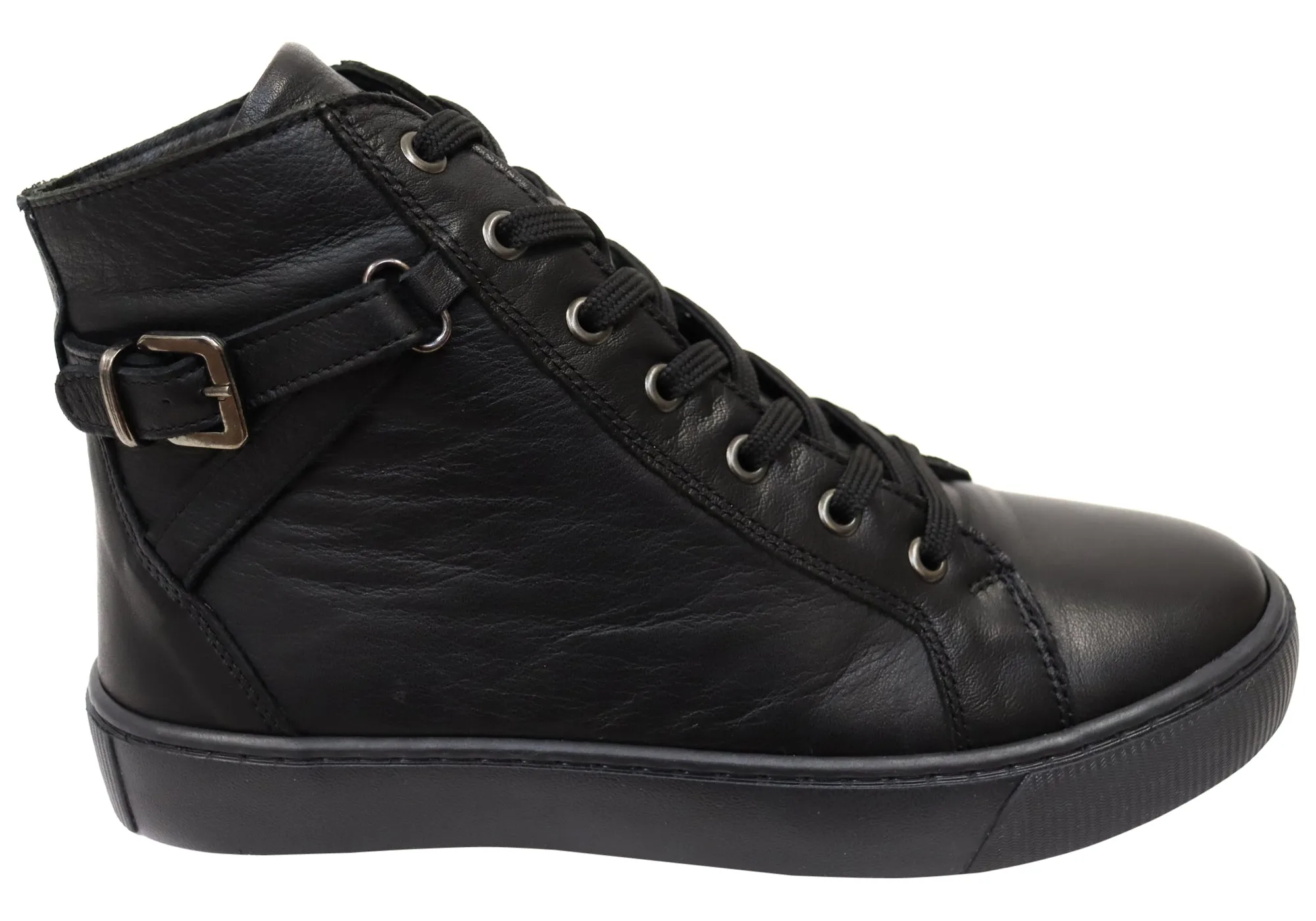 Orizonte Camora Womens European Comfortable Leather Ankle Boots Shock Absorbing Urban Traveler