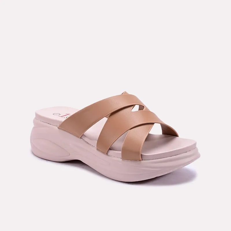Lake Step Mustard Thick Sole Casual Slippers 0412928