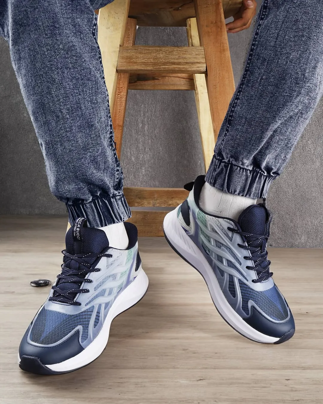 Day Long Bacca Bucci HELIX Men's Low-Top Casual Athleisure Shoes