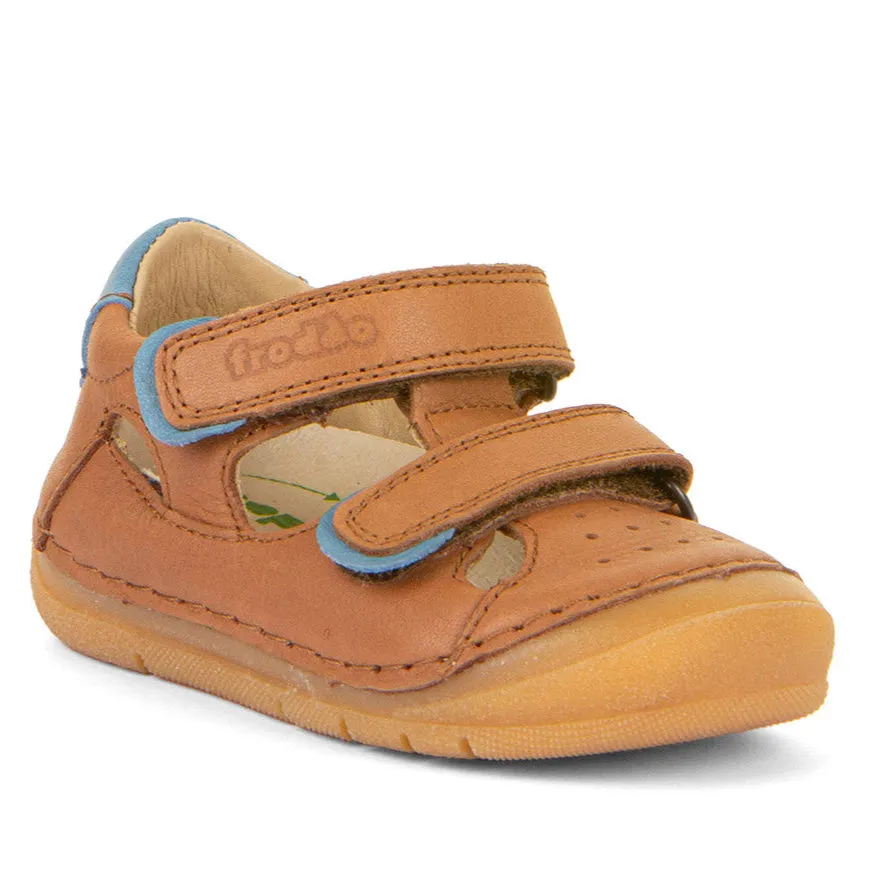Froddo Boy's and Girl's Paix Up Double Sandals - Brown Urban Utility Cool Texture