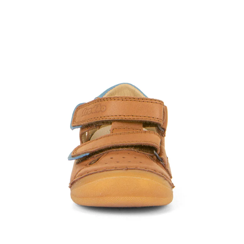 Casual Style Dry Fit Froddo Boy's and Girl's Paix Up Double Sandals - Brown