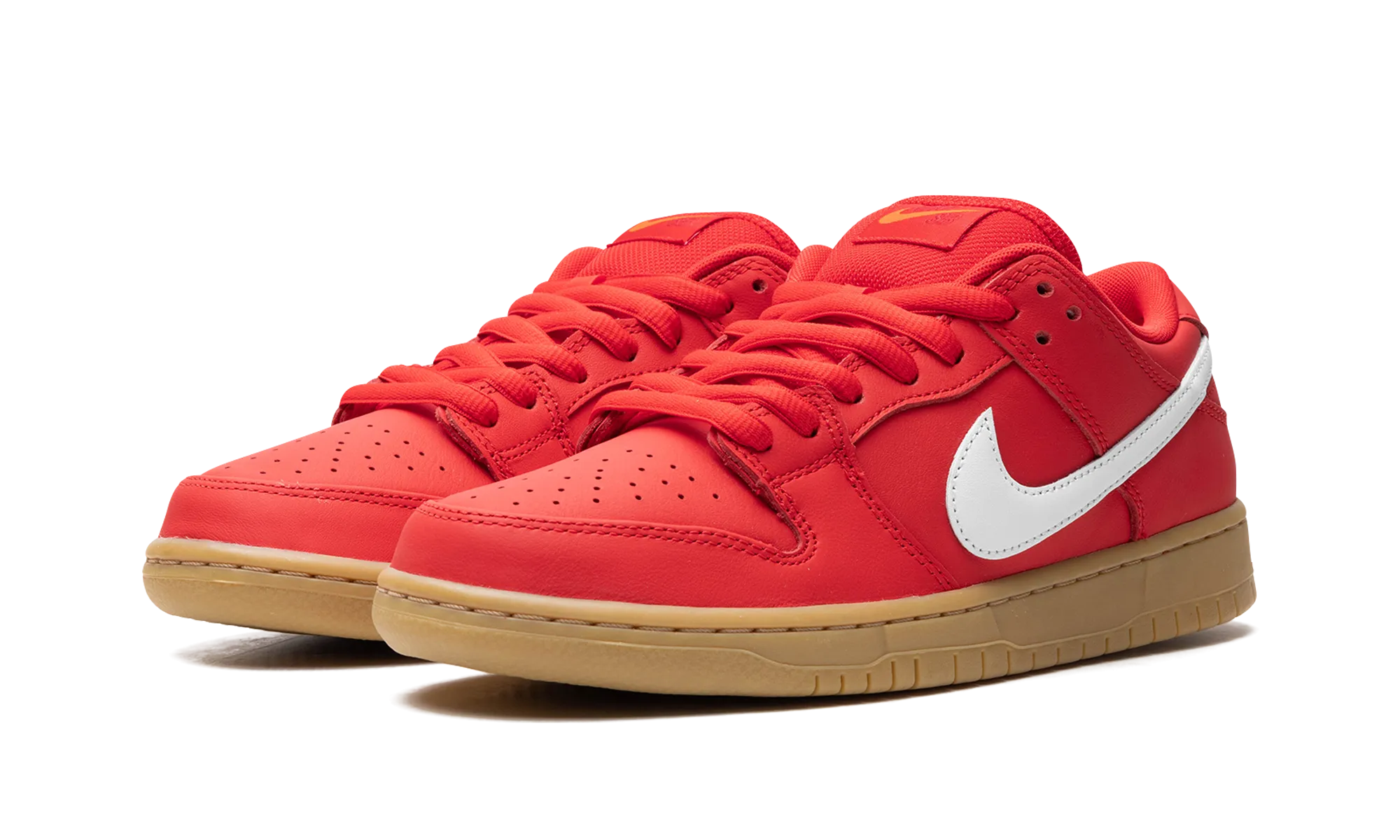 Test Step Cushioned heel SB Dunk Low Pro "University Red Gum"