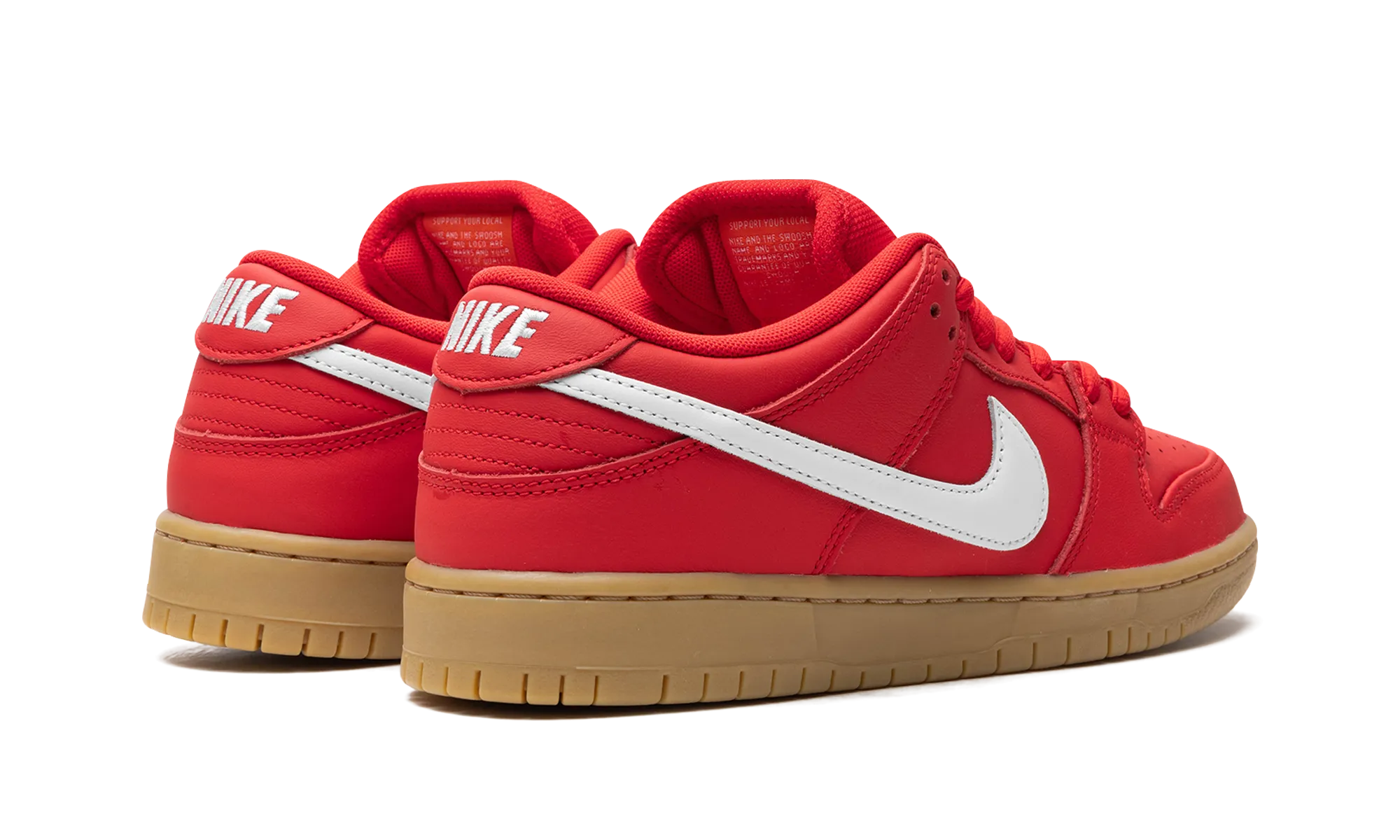 SB Dunk Low Pro "University Red Gum" Sun Jog Heavy Stride