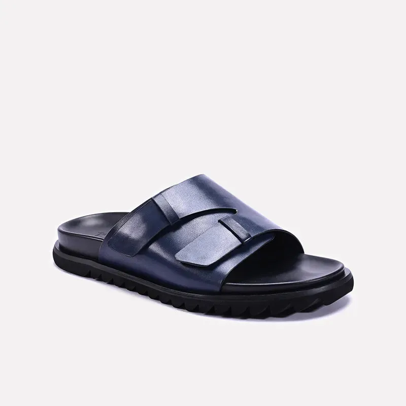 Blue Comfy Mens Slides 0151048 Temperature Regulating