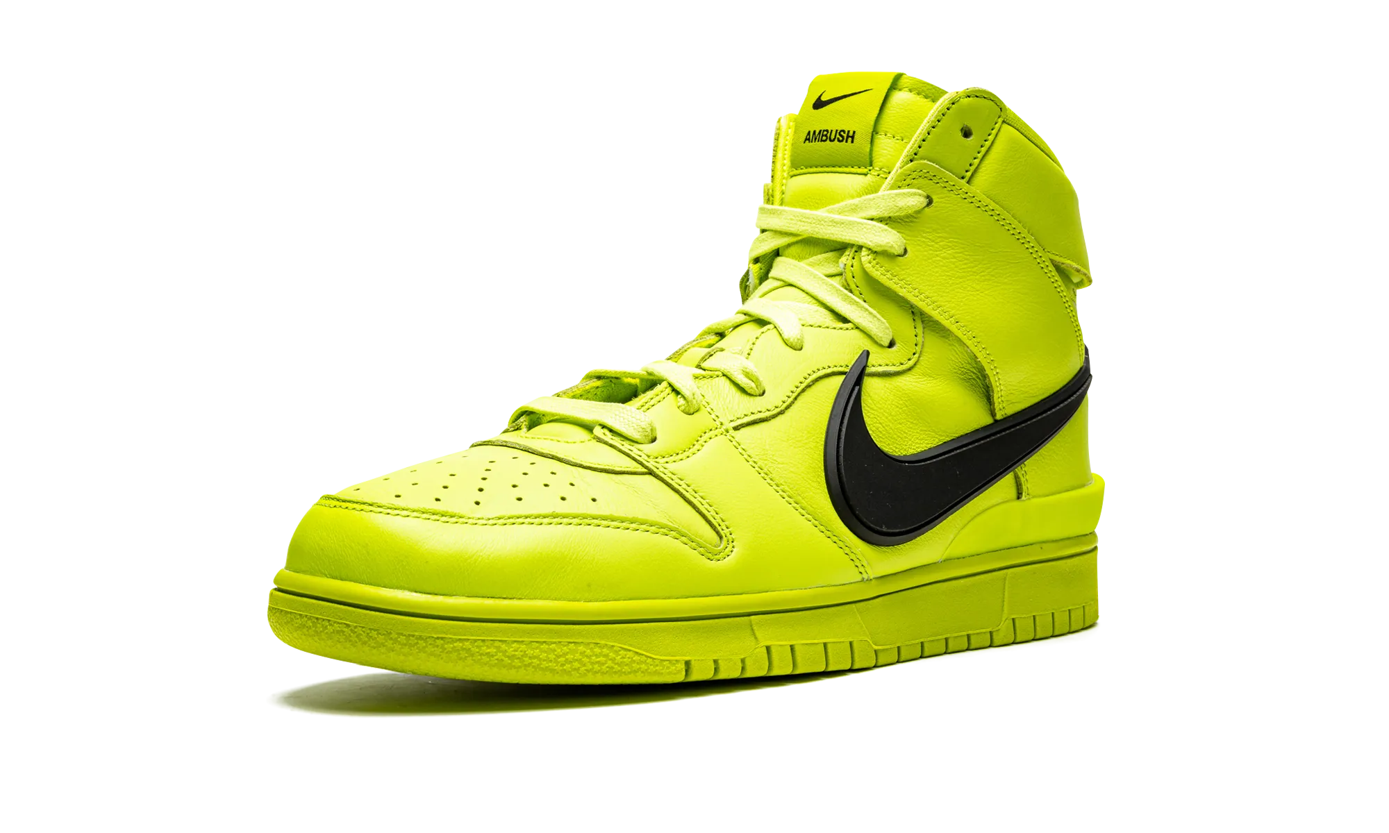 Dunk High "Ambush - Flash Lime" Step Ease Smooth Soles