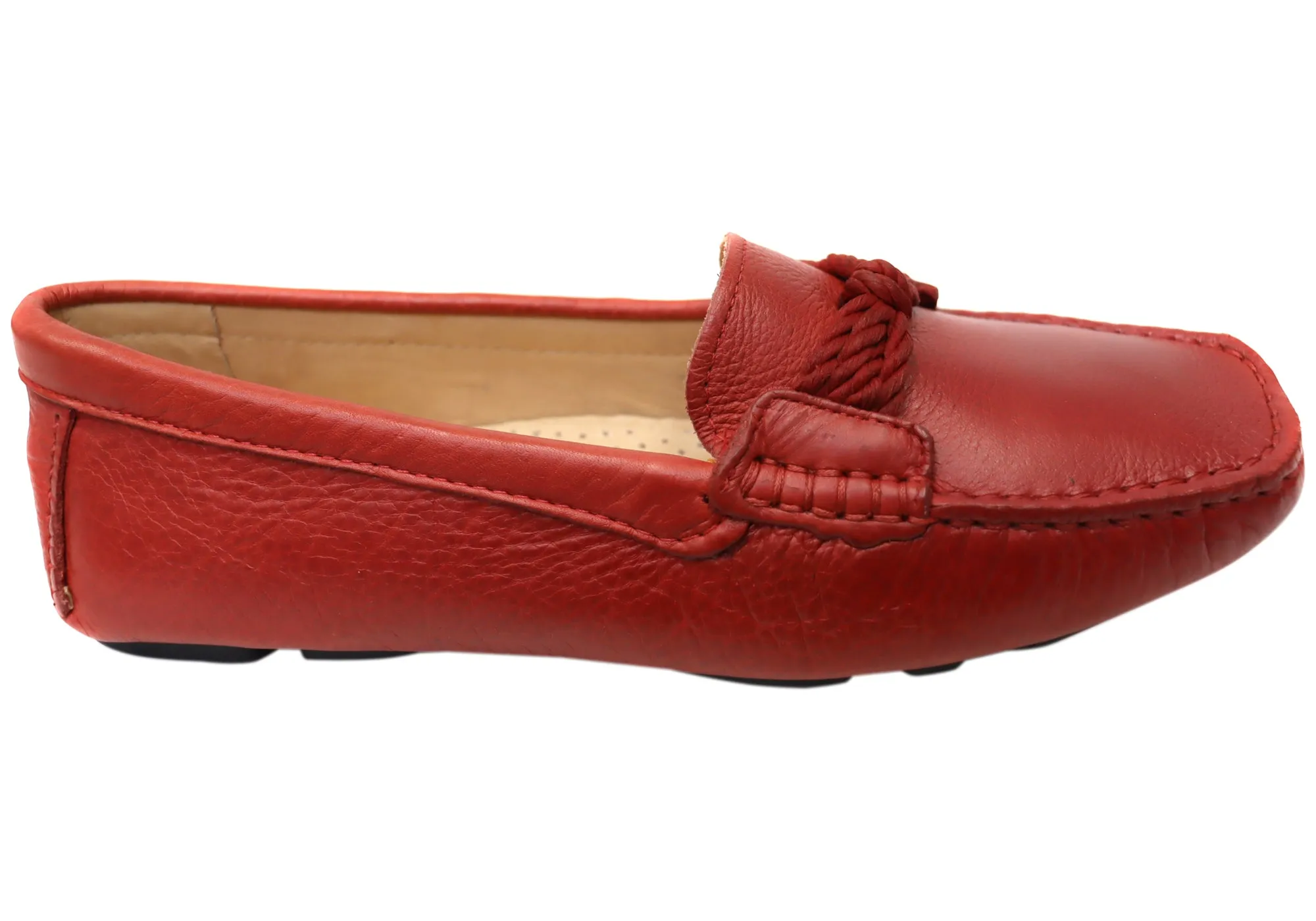 Savelli Erin Womens Comfortable Leather Loafers Shoes Made In Brazil Couple Pair Fast Go