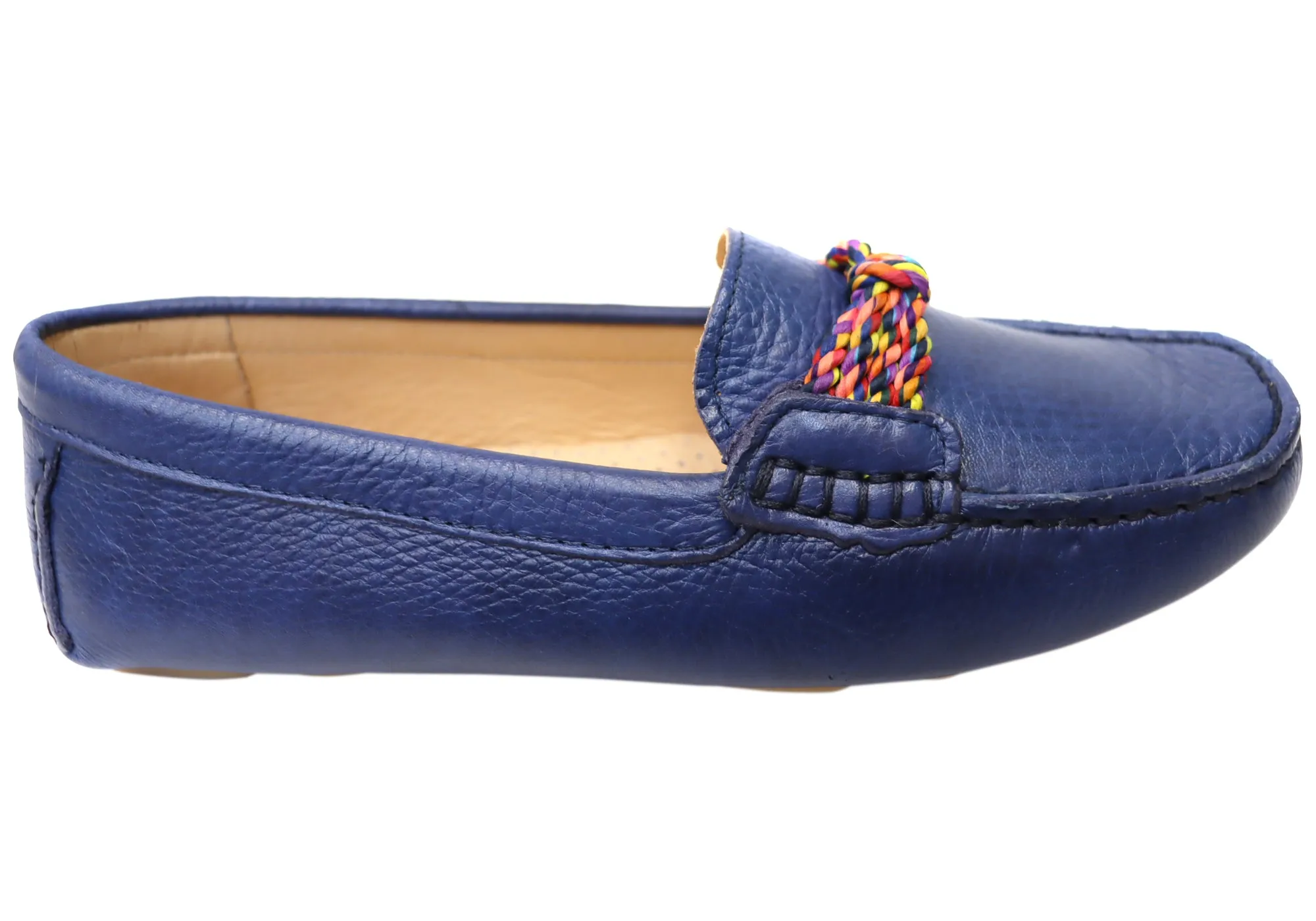 Savelli Erin Womens Comfortable Leather Loafers Shoes Made In Brazil Retro Core Street Edge