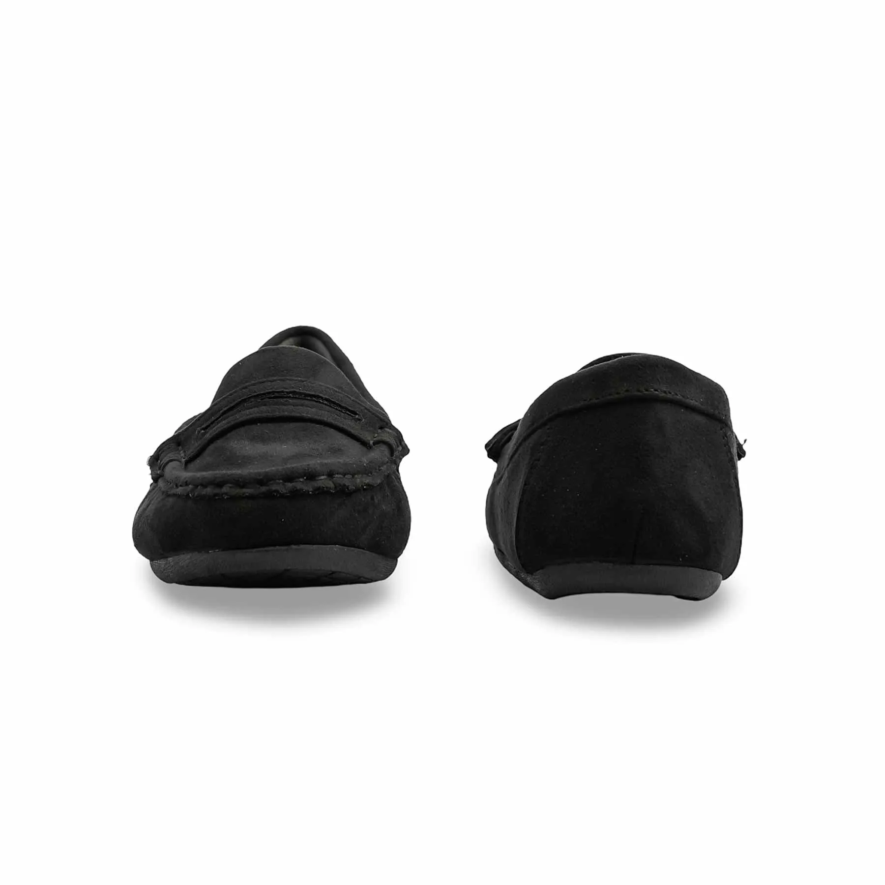 Weekday Style Trendy Footwear Black Moccasin WN4475