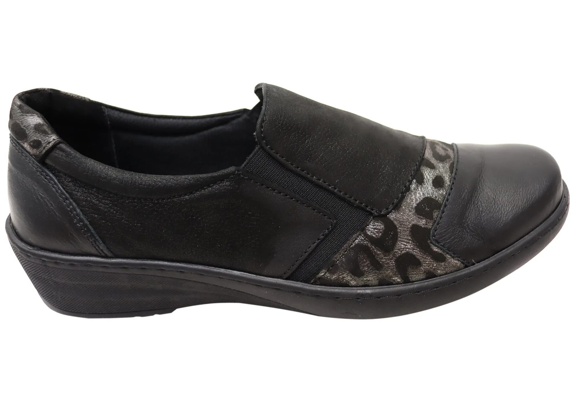 Cabello Comfort Womens CP461-18 Comfortable European Leather Shoes Ice Guard