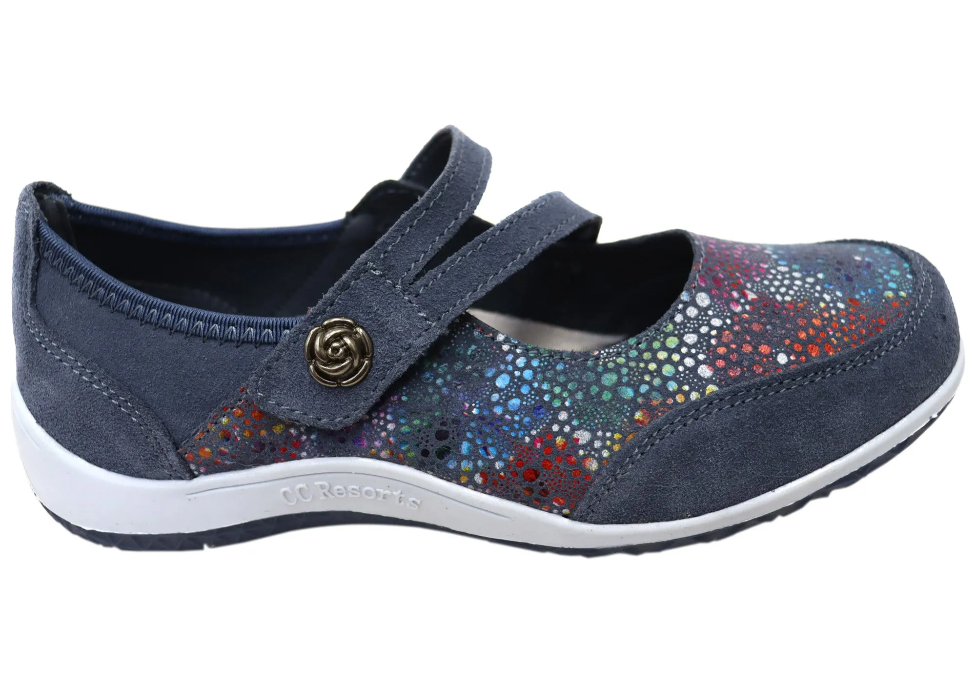 Waterproof Travel Light CC Resorts Jasmyn Womens Comfortable Mary Jane Shoes