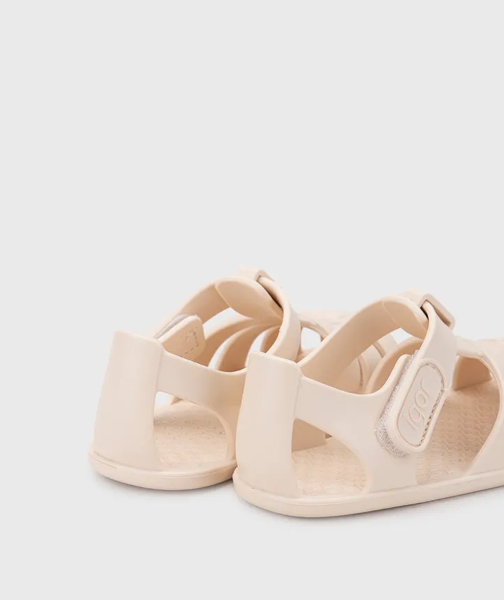 Igor Boy's And Girl's Nemo Solid Sandals - Marfil Durable Design