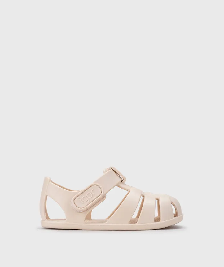 Igor Boy's And Girl's Nemo Solid Sandals - Marfil Relaxed Outdoor Footwear