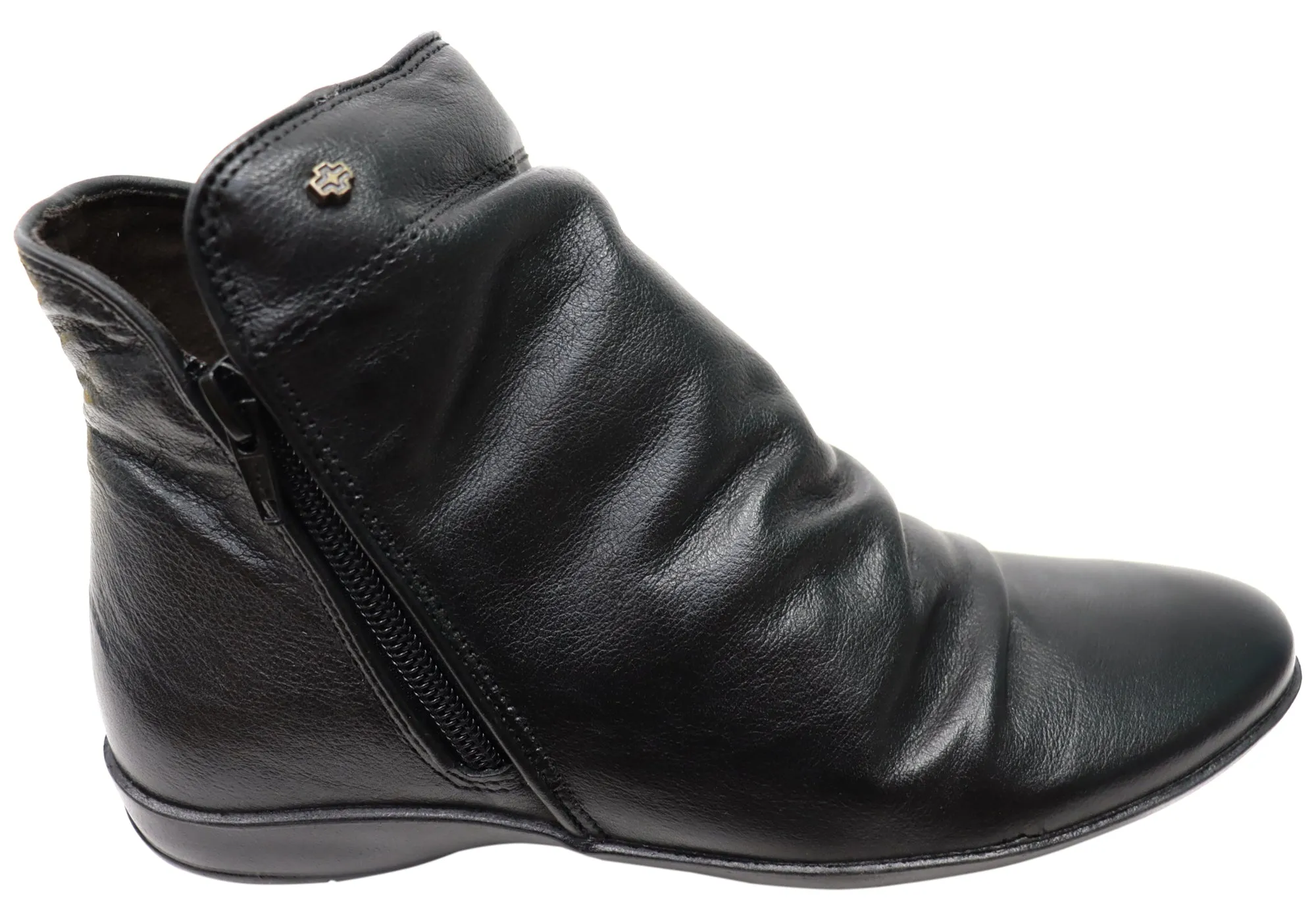 Comfort Lining Adventure Seeker Perlatto Linda Womens Comfortable Leather Ankle Boots Made In Brazil