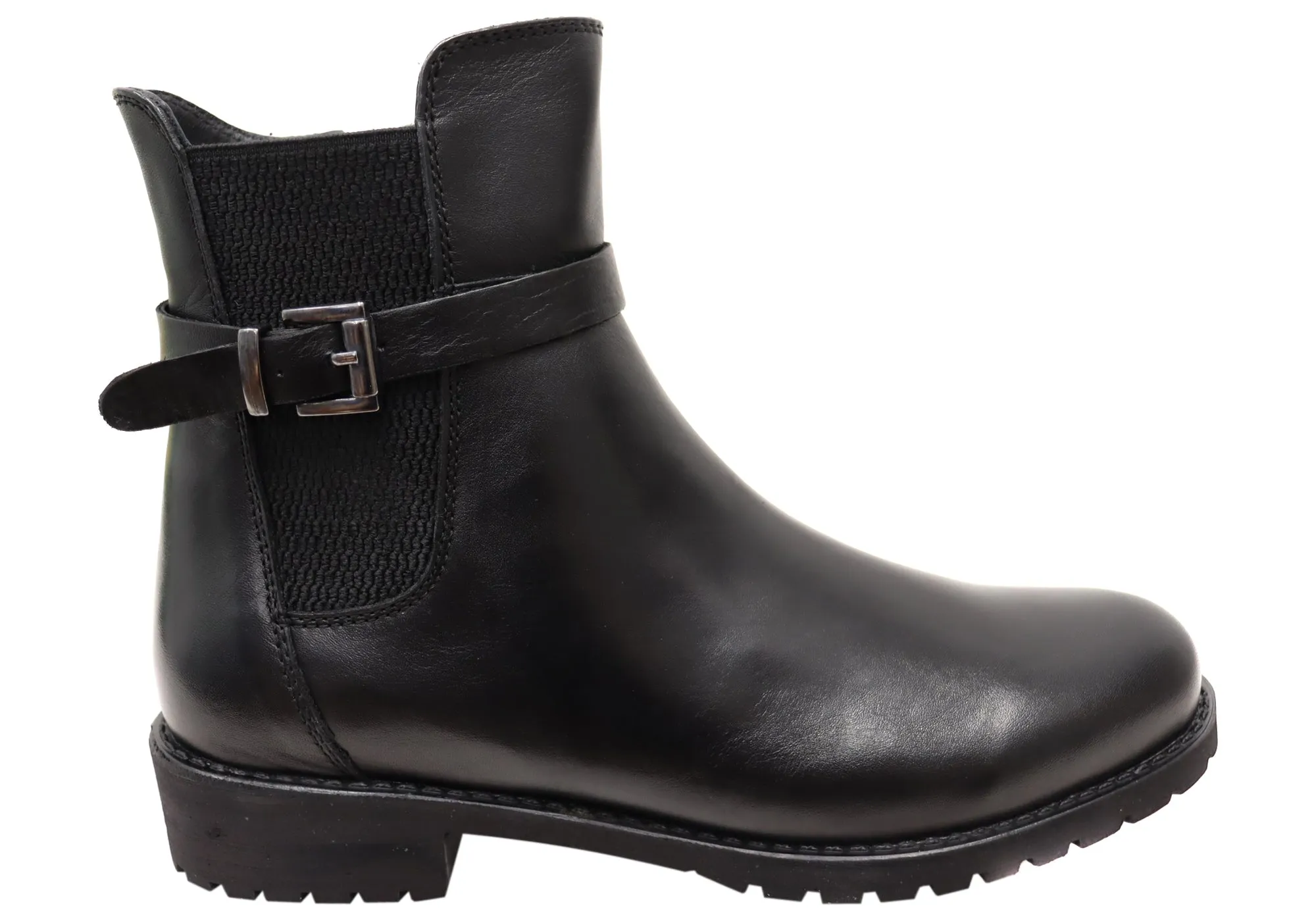 Orizonte Hampton Womens European Comfortable Leather Ankle Boots Slip Resistant Backcountry Camper Stable Support Weekend Camping