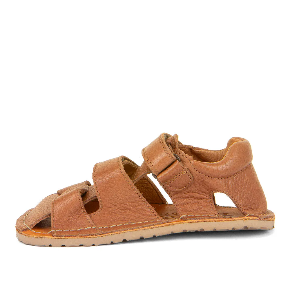Light Walk Froddo Boy's Barefoot Flexy Avi Sandals - Cognac