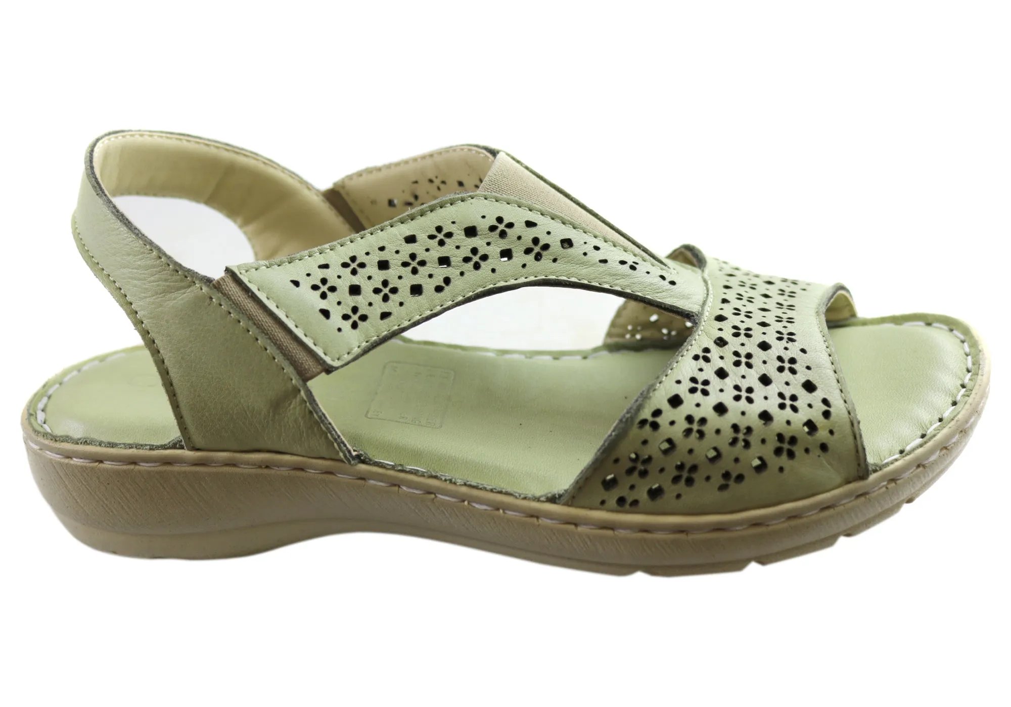 Orizonte Thera Womens European Comfortable Leather Sandals Comfy Outdoor Shoes