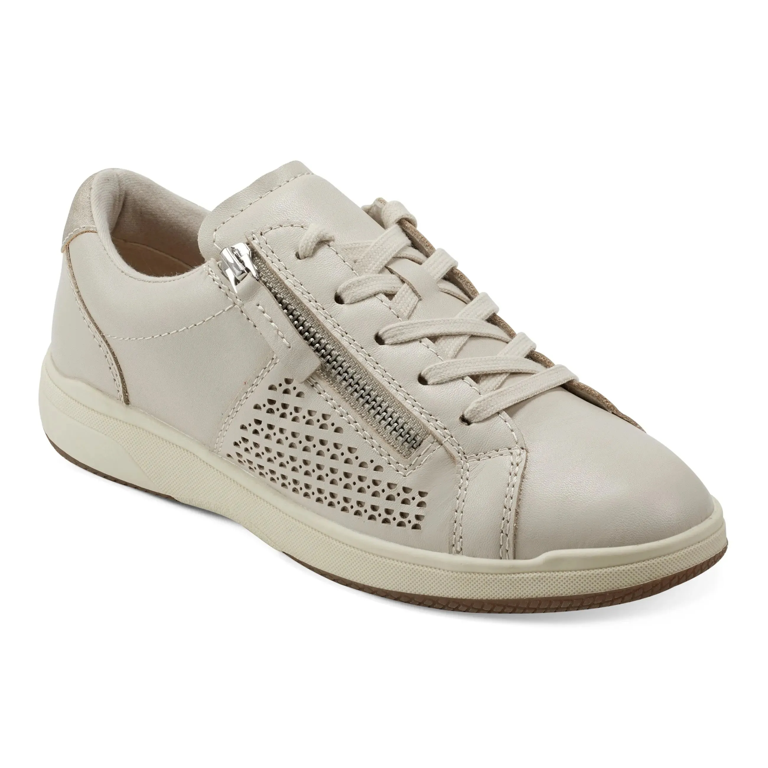 Netta Round Toe Casual Lace-up Sneakers Sweat Resistant Standing Workers