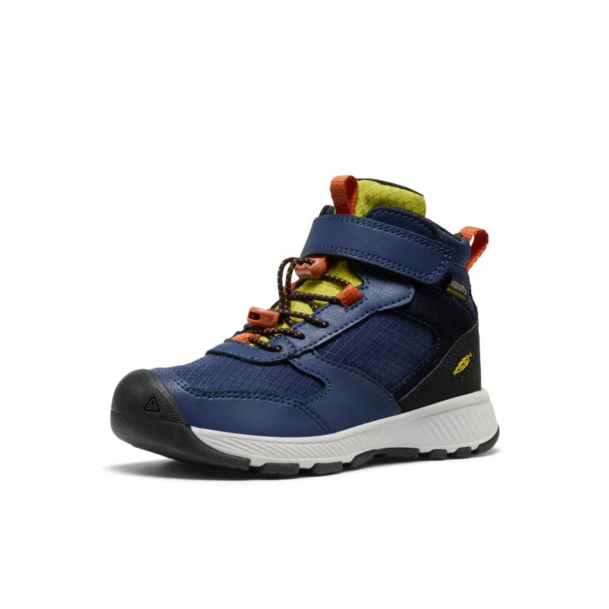 All-Weather Design. Little Kids' Skua Waterproof Boot  |  Naval Academy/Rogue Green