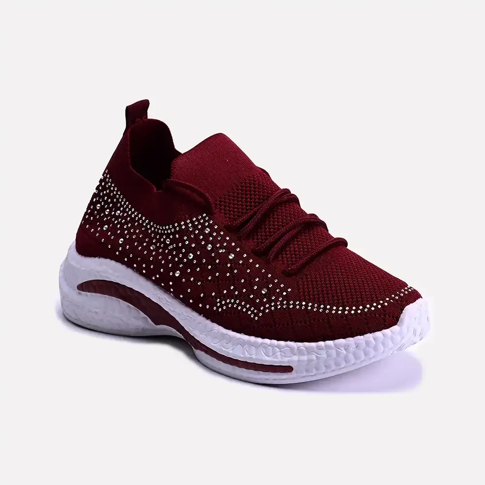 Street Sport Regular Walk Lucy Maroon Women Sneakers 0440680