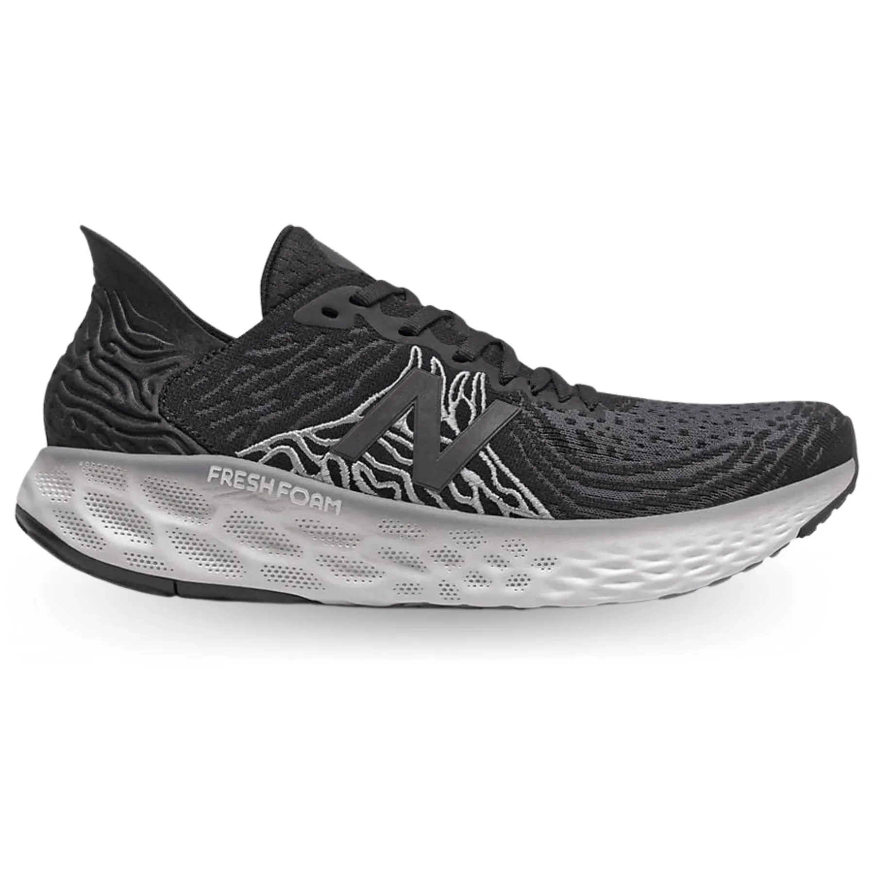 Fresh Foam Running Shoe V10 *Wide Sizes* - Black - M1080K10 Anti Skid