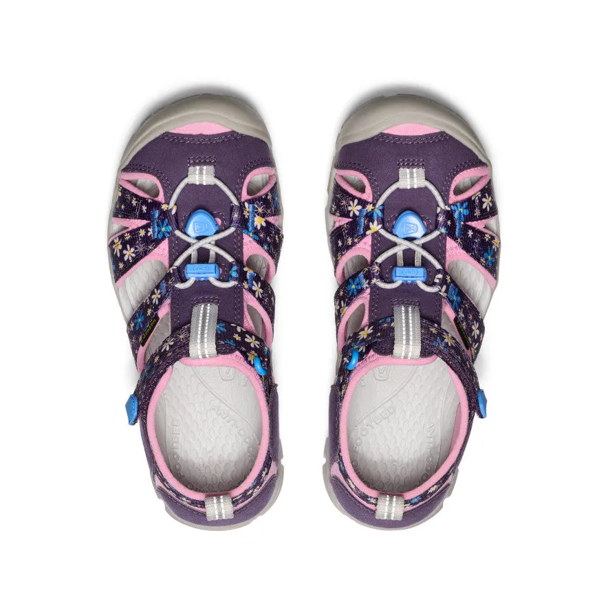 Open Toe Casual Shoes Big Kids' Seacamp II CNX  |  Daisies/Marina