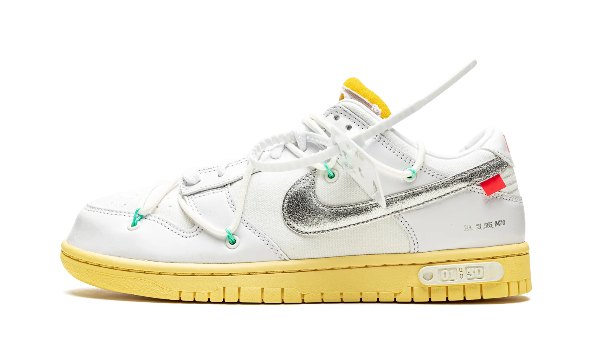 Dunk Low "Off-White - Lot 01" Non-slip Fit Form Fit