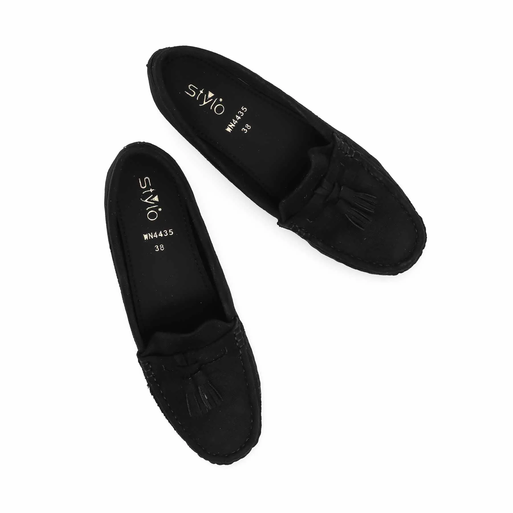 Foot Wellness Black Moccasin WN4435