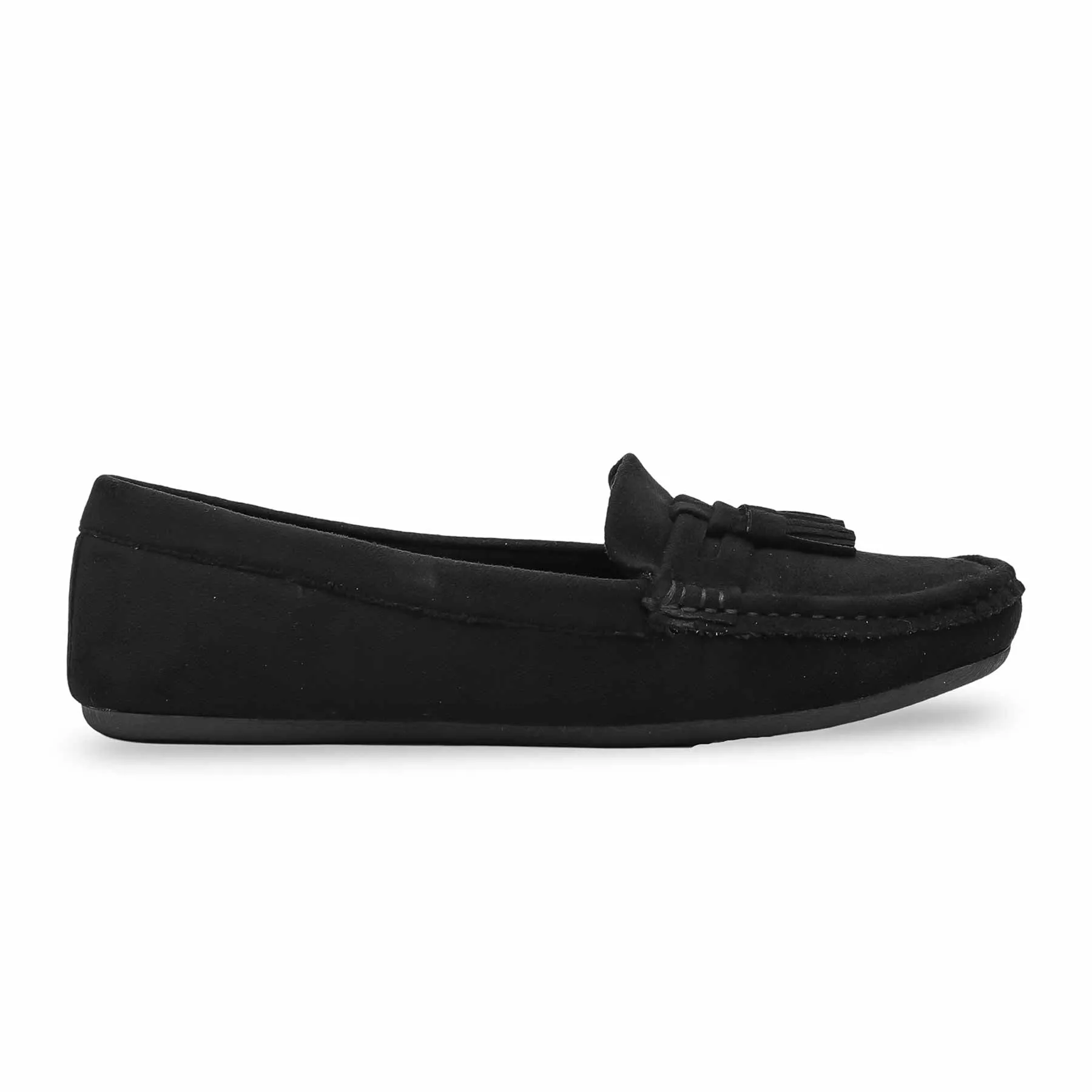 Summer Pick Flexible Construction Black Moccasin WN4435