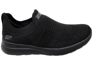 Skechers Womens BOBS Milano Purely Radiant Comfortable Slip On Shoes Zip Up easy move