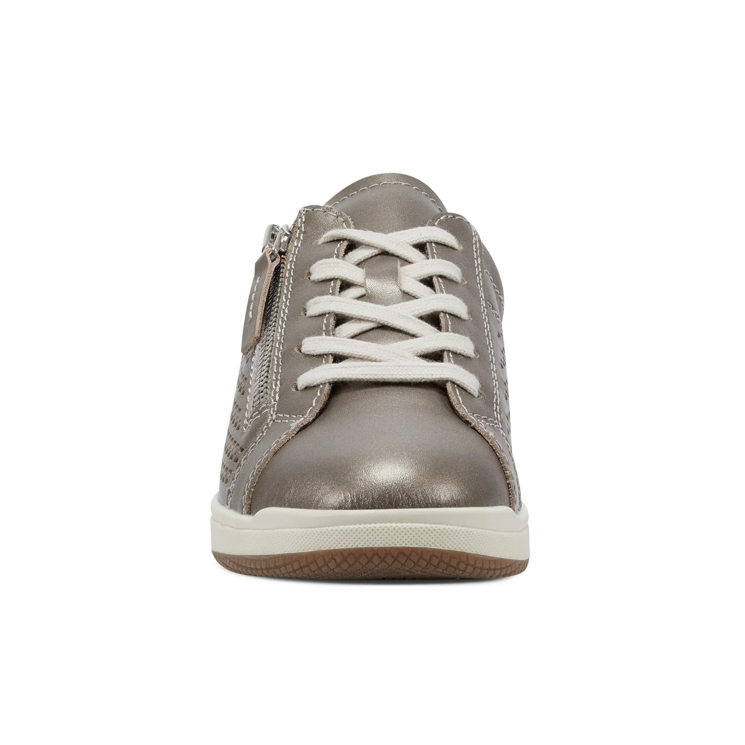 Dual Tone Netta Round Toe Casual Lace-up Sneakers