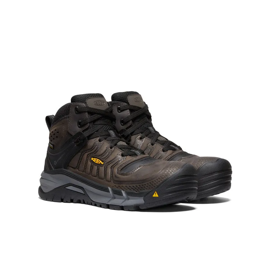 Men's Kansas City  Waterproof Mid (Carbon Toe)  |  Coffee Bean/Black Durable Design