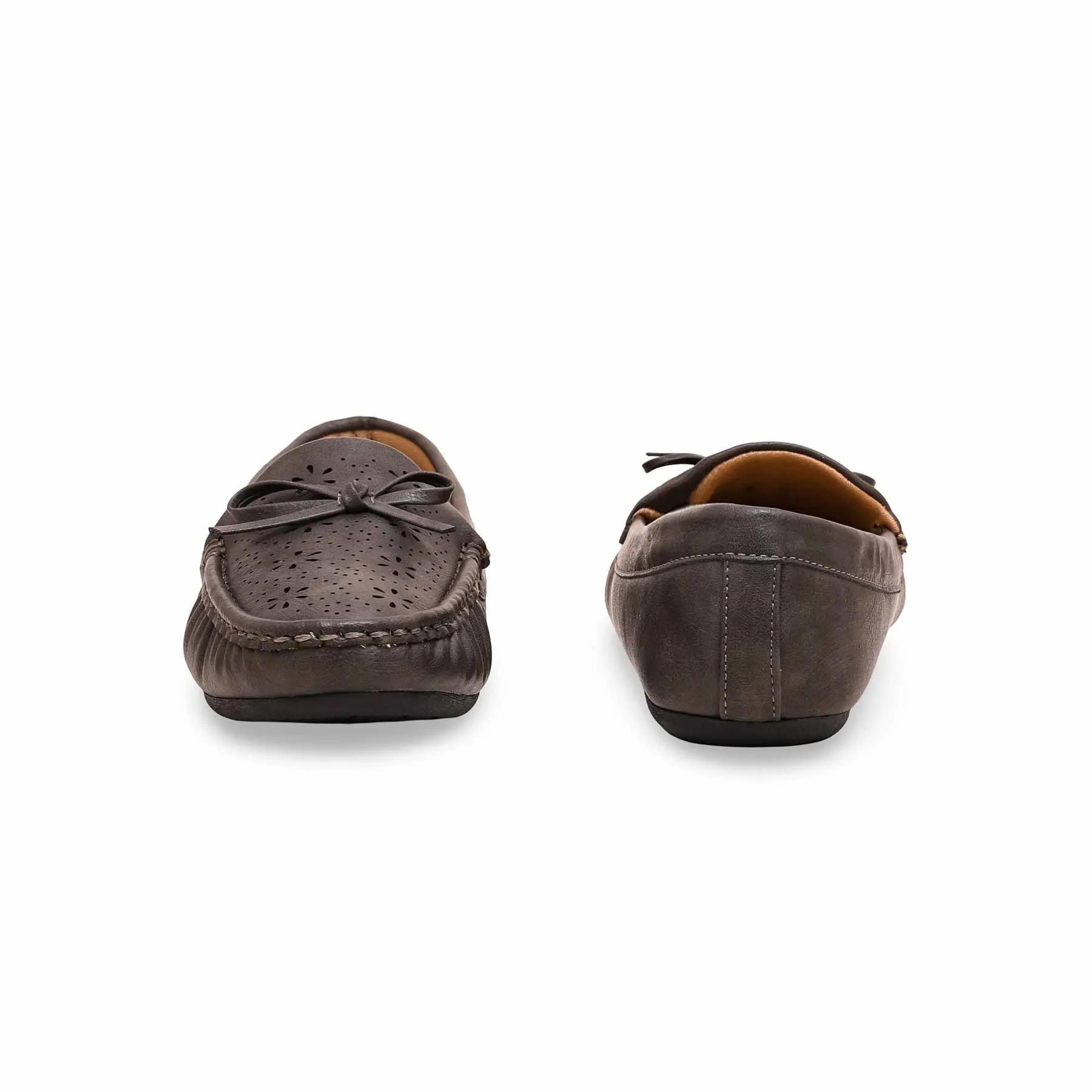 Comfortable ankle support Mehndi Moccasin WN4448