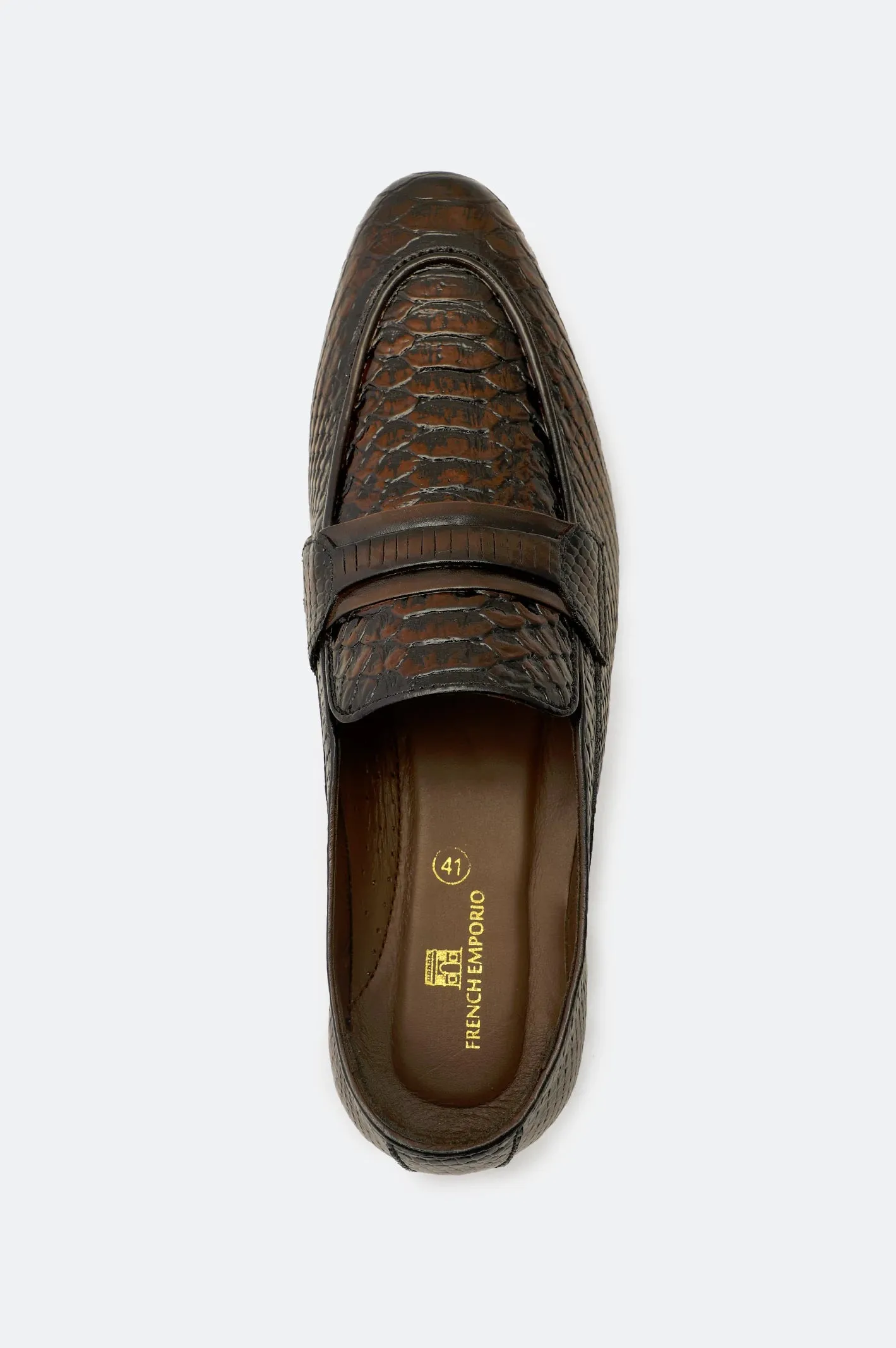 Stable Wear Quick Pace Brown Formal Shoes
