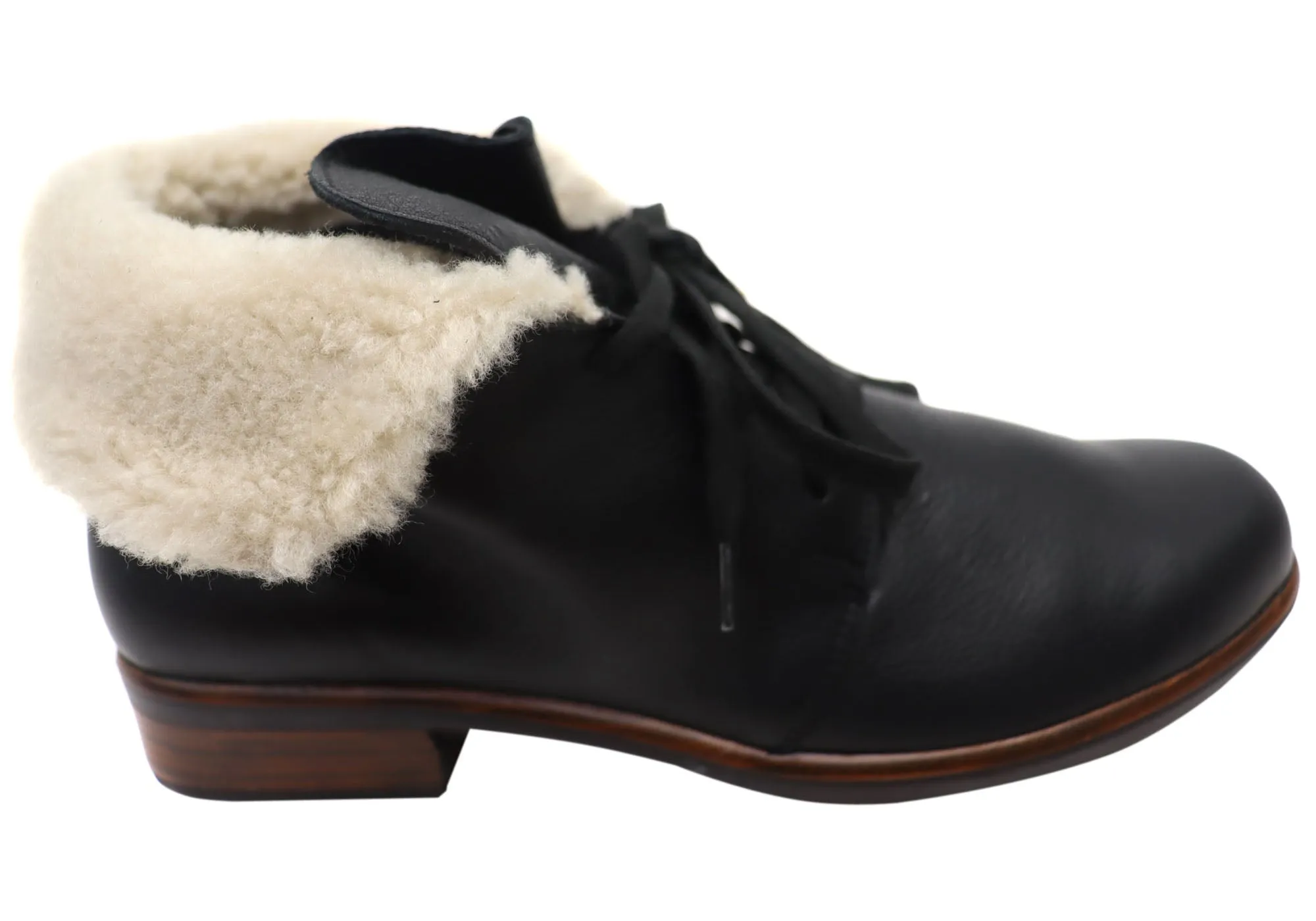 Thermal Core Weekend Wanderer Naot Pali Womens Leather Comfortable Lace Up Ankle Boots