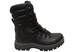 Grisport Mens Hi Country Hiking Waterproof Boots Made In Italy Waterproof Cold Weather Commuter