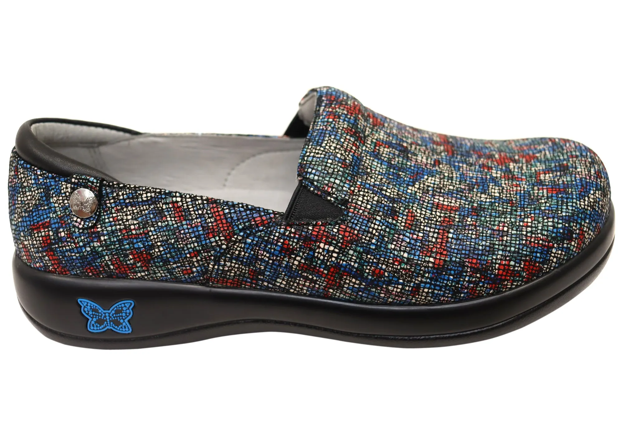 Form Ease Alegria Keli Womens Leather Professional Slip On Shoes