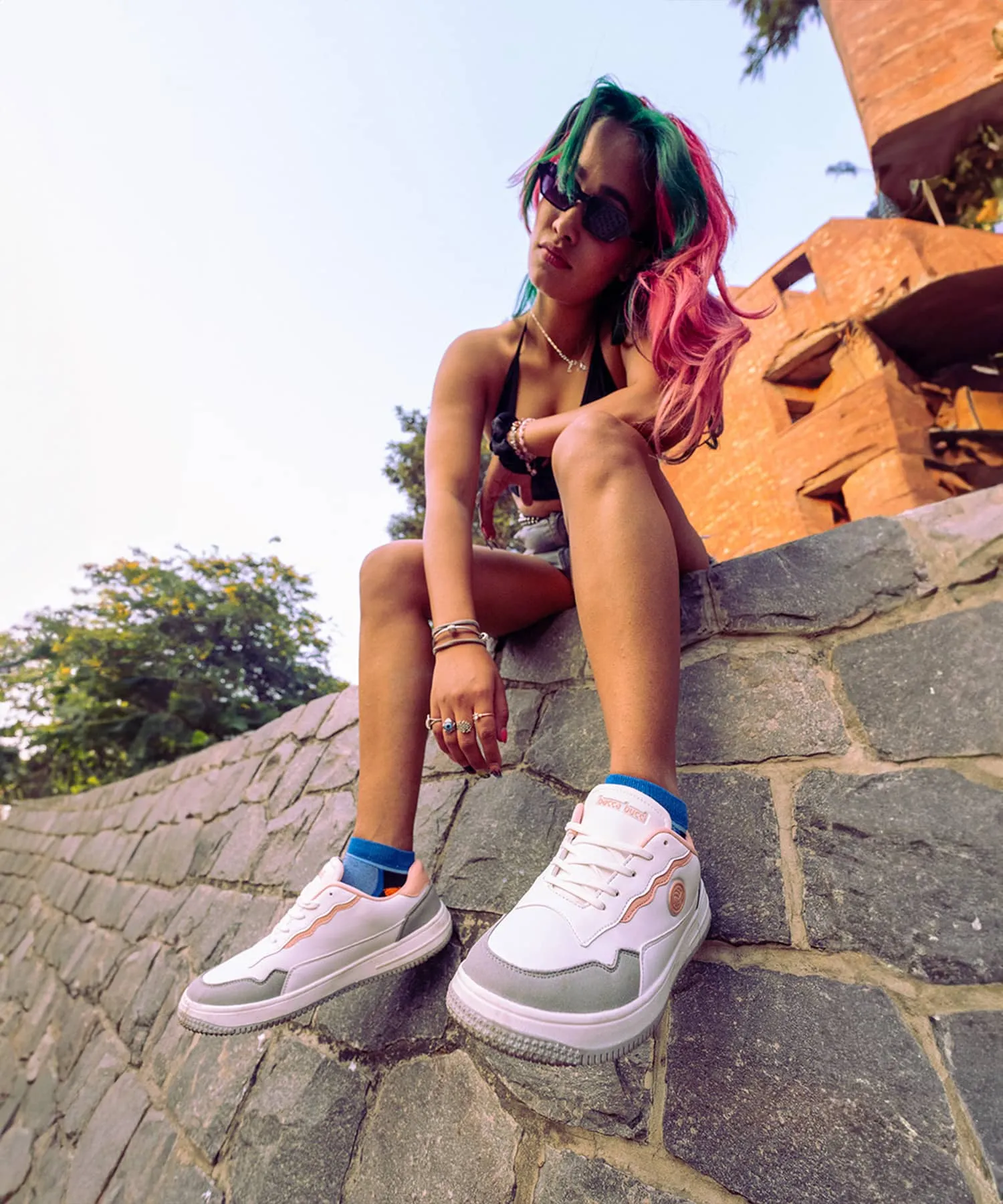 Bacca Bucci INFINITY Low Top Flat Sole Fashion Women's Sneakers Street Glow