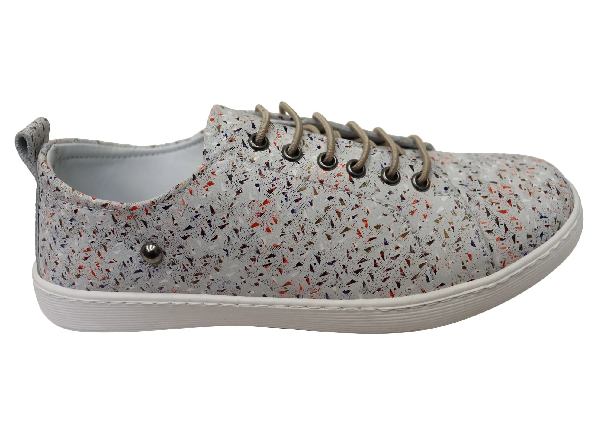 Orizonte Thais Womens European Comfortable Leather Casual Shoes Mountain Strong