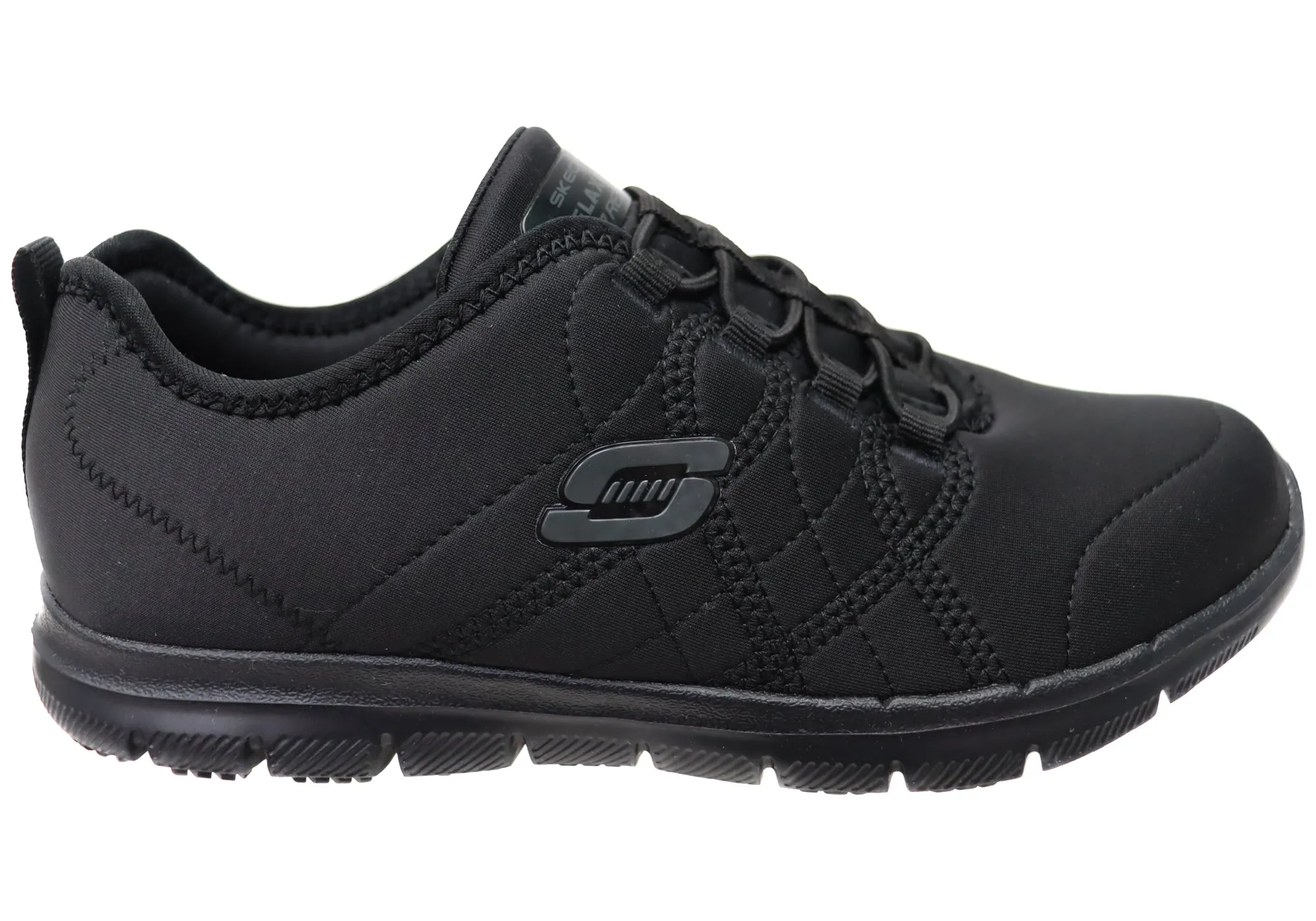 Eva Midsole Wool Warm Skechers Womens Relaxed Fit Ghenter Srelt Slip Resistant Work Shoes