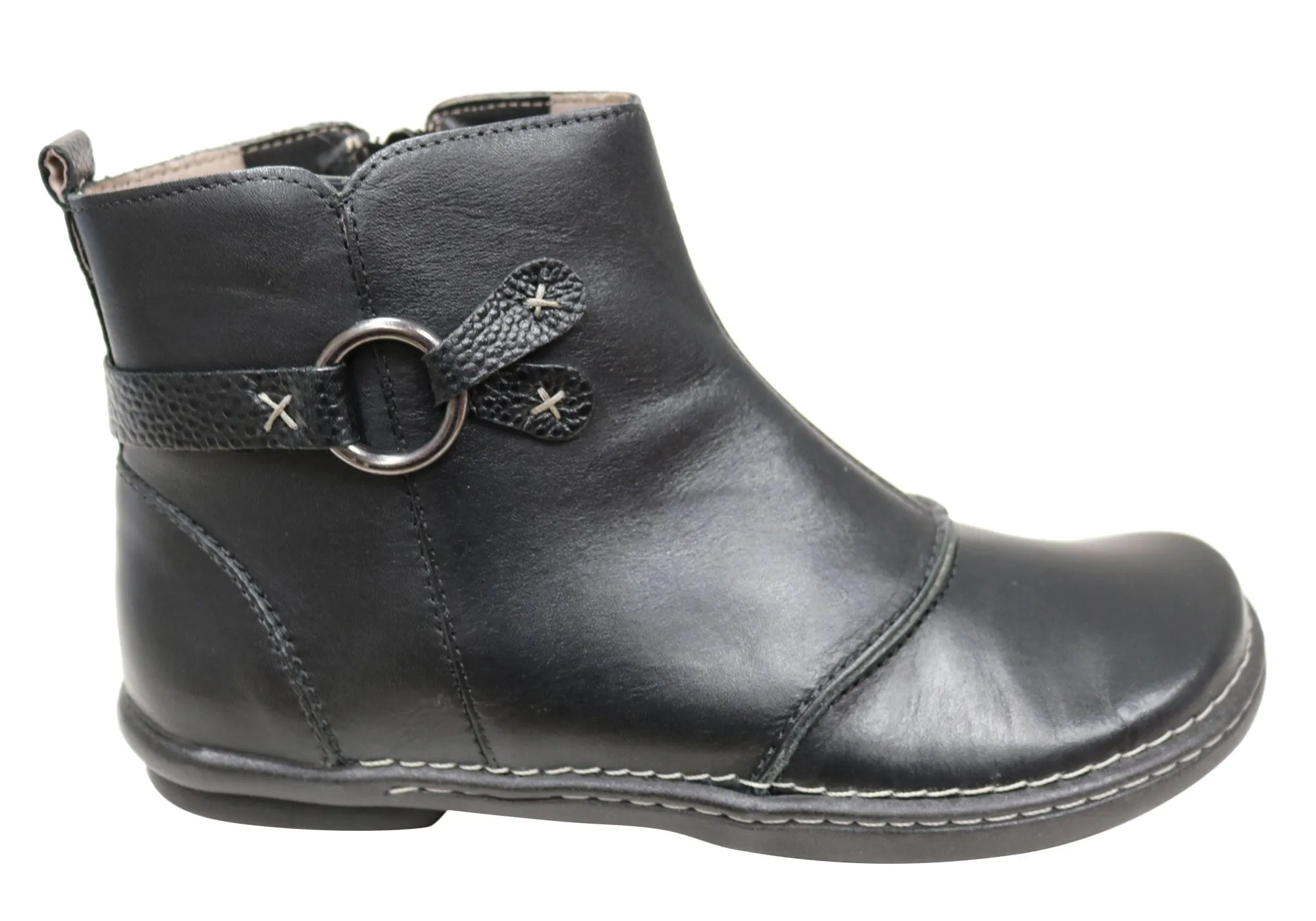 Waterproof Trail Exploration J Gean Andrea Womens Comfortable Leather Ankle Boots Made In Brazil