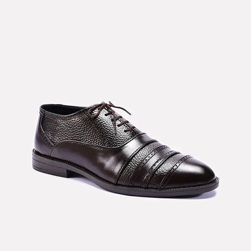 Heritage Line Sartorial Brown Exotic Formal Shoes 0111184