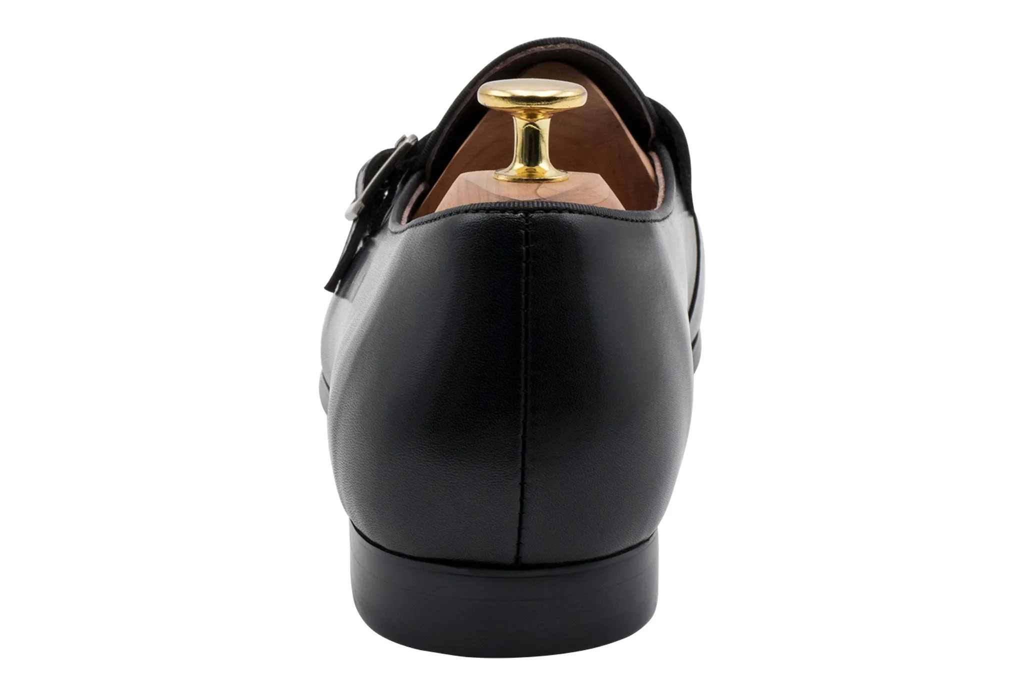 Tuerto Black Double Monk Loafer Desert Path Spring Bloom
